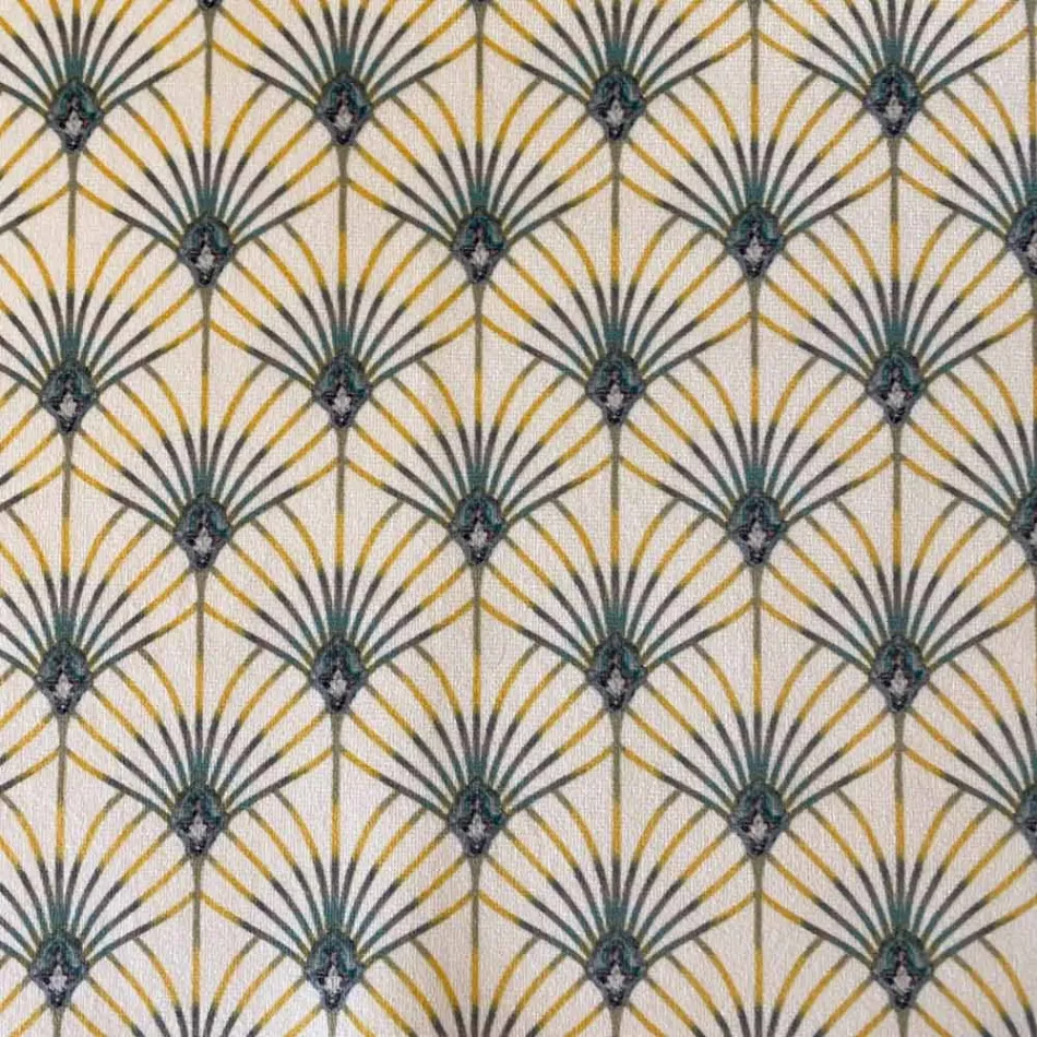 Měkký kulatý pouf do obývacího pokoje v barevném sametu 3 velikosti - Evelyne Viadurini