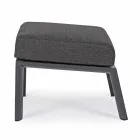 Podnožka podnožky z odnímatelné látky a lakovaného hliníku - Nathy Viadurini