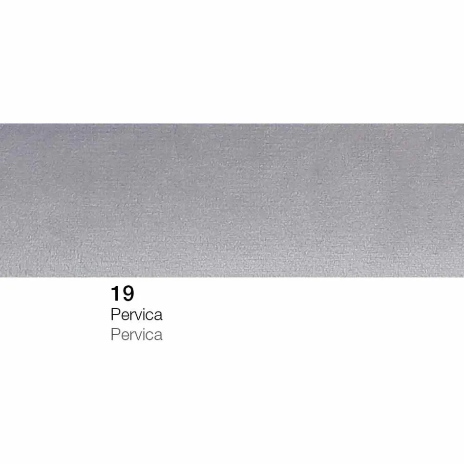 Čtvercová stupačka Pouf polstrovaná a potažená látkou vyrobenou v Itálii - Marli Viadurini