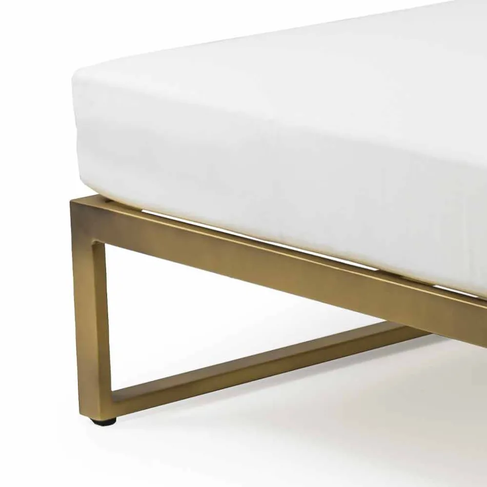 Čtvercový pouzdro na venkovní hliník 3 povrchové úpravy Luxusní design - Julie Viadurini