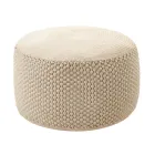 Kulatý zahradní Pouf z polypropylenu ve 3 barvách Made in Italy - Francisco Viadurini