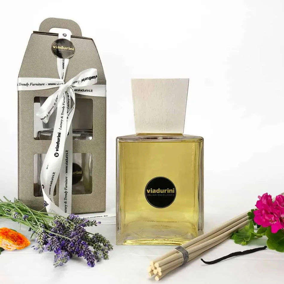 Amber Fragrance Home Osvěžovač vzduchu 2,5 Lt s tyčinkami - Romaeterna Viadurini