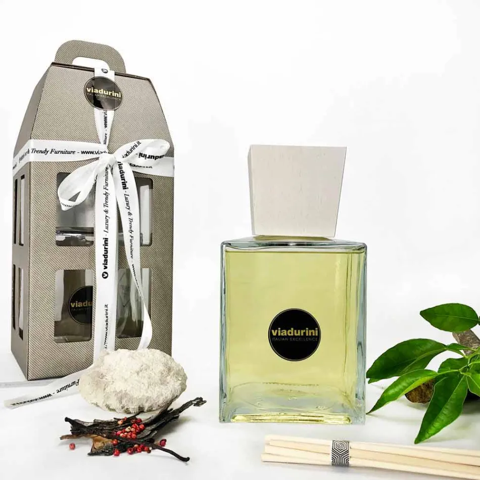 Amber Fragrance Home Osvěžovač vzduchu 2,5 Lt s tyčinkami - Sassidimatera Viadurini