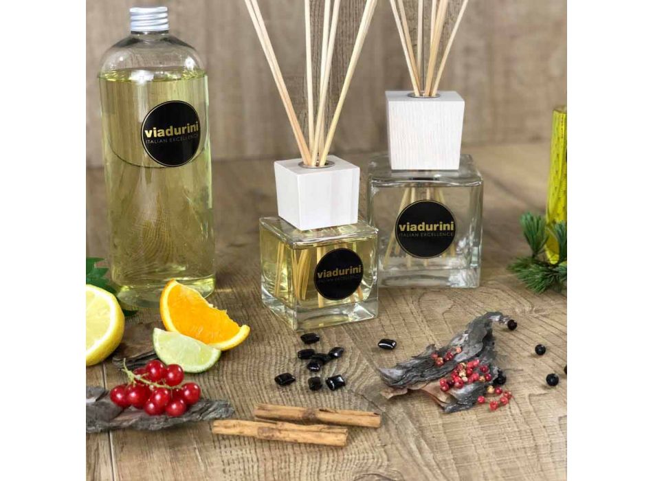 Amber Fragrance Home Osvěžovač vzduchu 500 ml s tyčinkami - Sassidimatera Viadurini