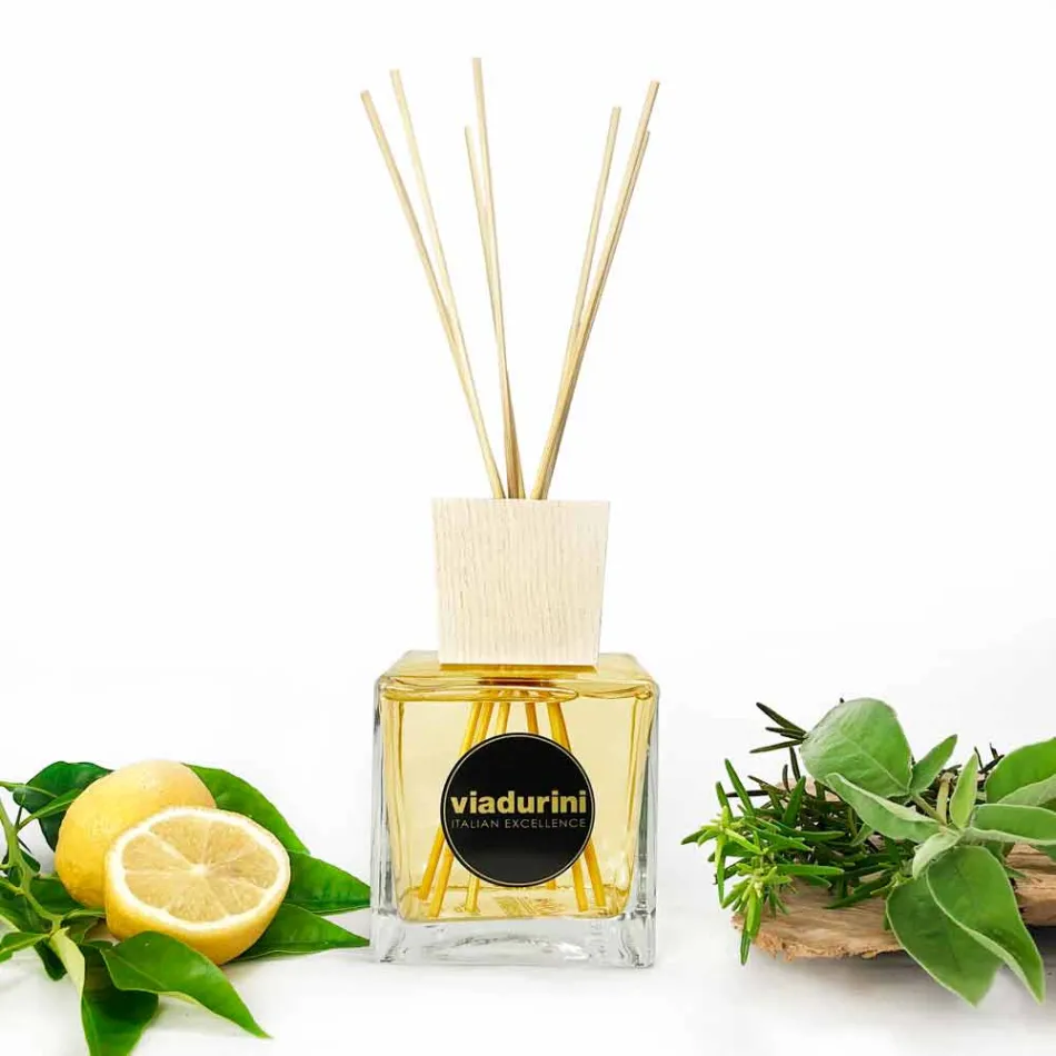 Bergamot Fragrance Home Osvěžovač vzduchu 500 ml s tyčinkami - Ladolcesicilia Viadurini