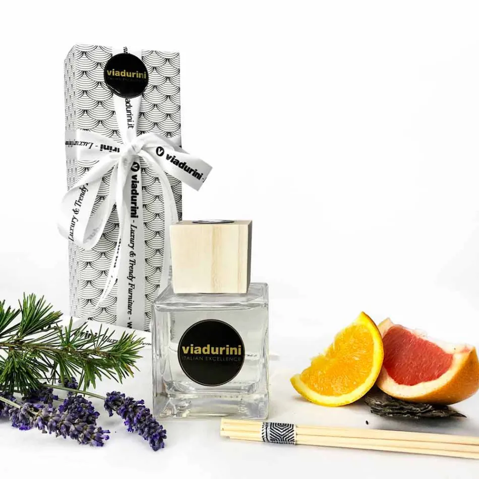 Domácí vůně z bílého lnu 200 ml s tyčinkami - Cuoredifirenze Viadurini