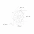 5W venkovní LED bodové světlo v hliníkově šedém provedení - Dayane Viadurini