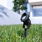 Projektorové LED zapuštěné bodové světlo z matně černého hliníku 4 kusy - Obrina Viadurini