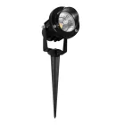 Projektorové LED zapuštěné bodové světlo z matně černého hliníku 4 kusy - Obrina Viadurini