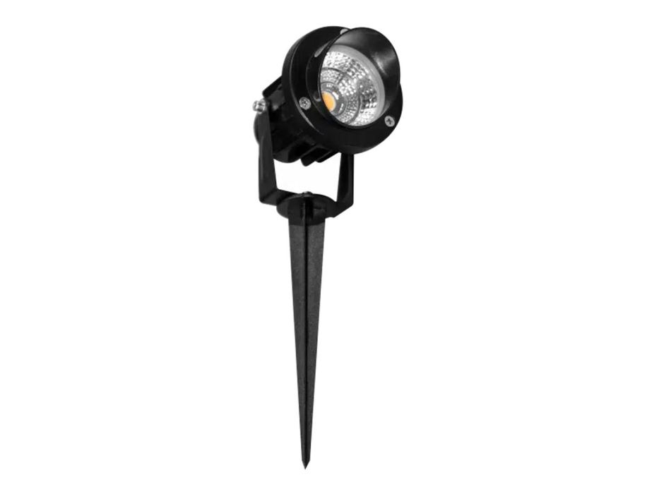 Projektorové LED zapuštěné bodové světlo z matně černého hliníku 4 kusy - Obrina Viadurini