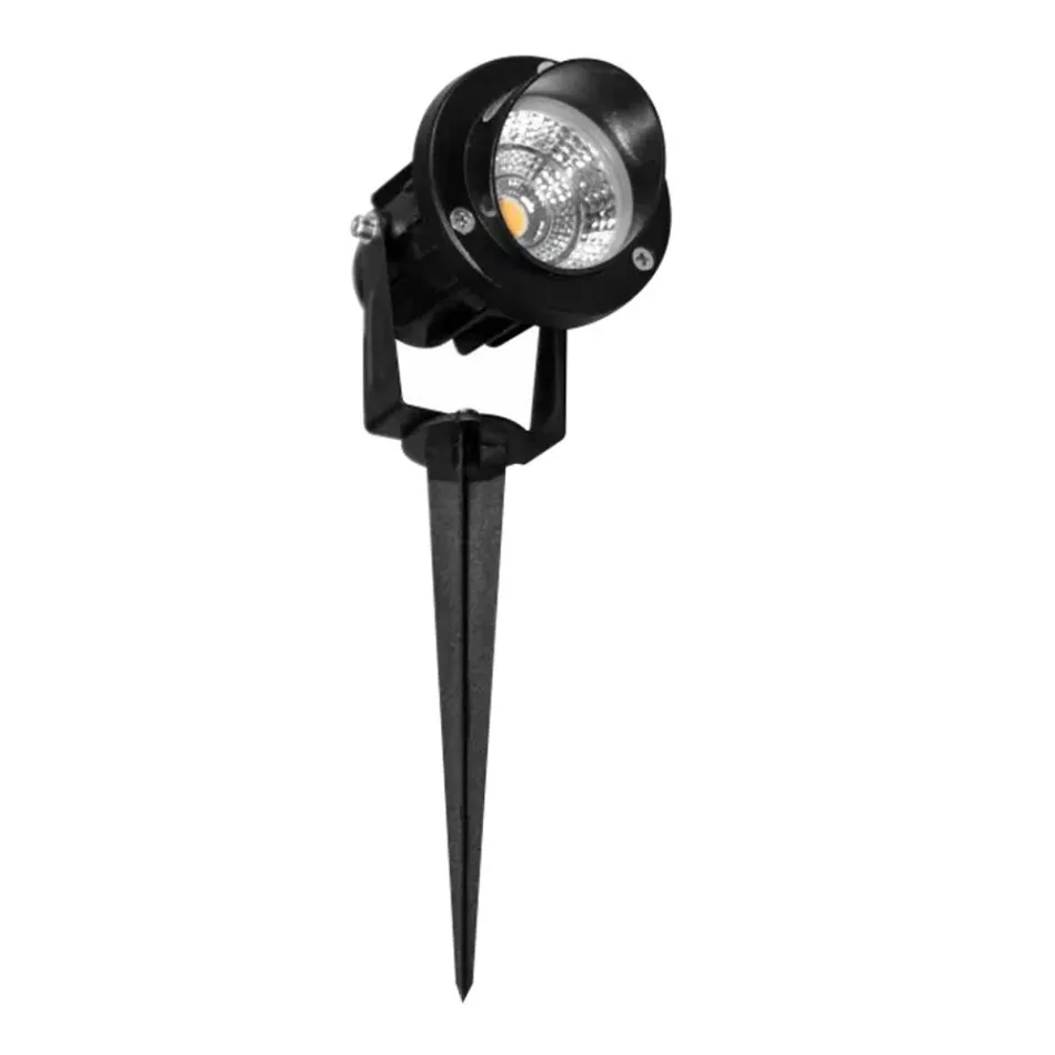 Projektorové LED zapuštěné bodové světlo z matně černého hliníku 4 kusy - Obrina Viadurini