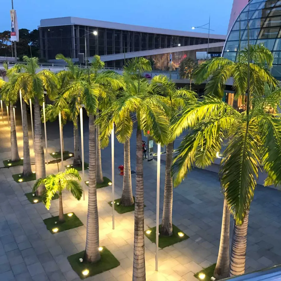 Kulaté bodové světlo s LED Outdoor z nerezové oceli - Dakota Viadurini