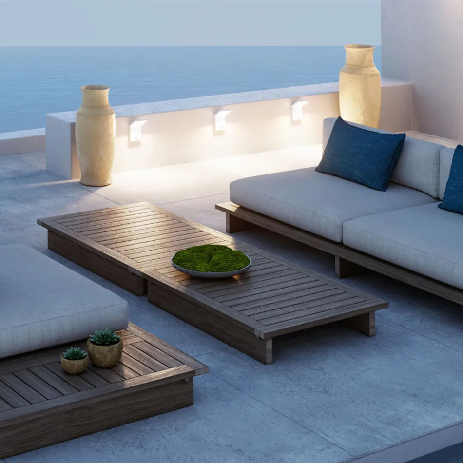 Hliníkový venkovní LED projektor s pohybovým senzorem - Nerea Viadurini