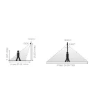 Hliníkový venkovní LED projektor s pohybovým senzorem - Nerea Viadurini