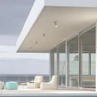 Nastavitelné LED stropní svítidlo v bílé nebo černé hliníkové - bodové Viadurini