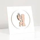 Malý obrázek znázorňující přijímání kalich laserem vyrytý Made in Italy - Philippe Viadurini