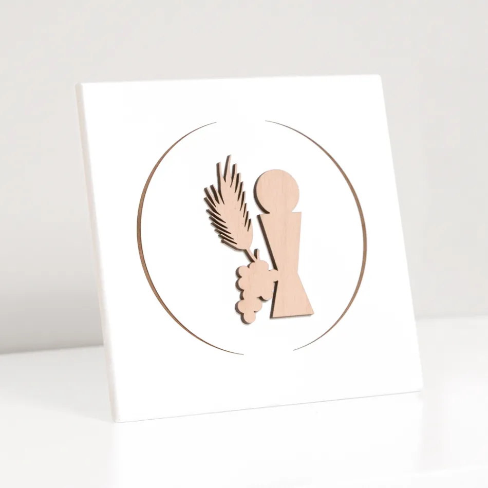 Malý obrázek znázorňující přijímání kalich laserem vyrytý Made in Italy - Philippe Viadurini