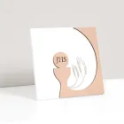 Malý obrázek znázorňující eucharistii laserem vyrytý Made in Italy - Ingrid Viadurini