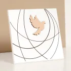 Laserem vyrytý obrázek zobrazující Svaté potvrzení Vyrobeno v Itálii - Mumbi Viadurini