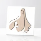 Obraz s posvátnou scénou Zjevení anděla Madoně Made in Italy - Babuška Viadurini