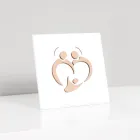 Obraz Svaté rodiny s laserovým gravírováním Made in Italy - Zuleika Viadurini