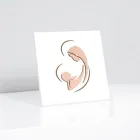 Laserem vyrytý obraz Marie a Jezulátka Made in Italy - Nigella Viadurini