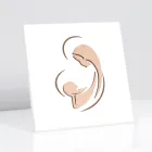 Laserem vyrytý obraz Marie a Jezulátka Made in Italy - Nigella Viadurini