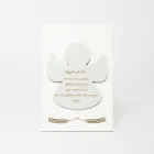 Laserem vyrytý obrázek požehnaného anděla vyrobený v Itálii - Alain Viadurini