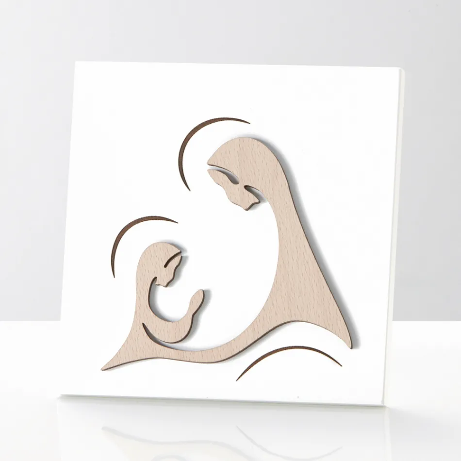 Obrázek znázorňující zjevení archanděla Madoně Made in Italy - Abu Viadurini