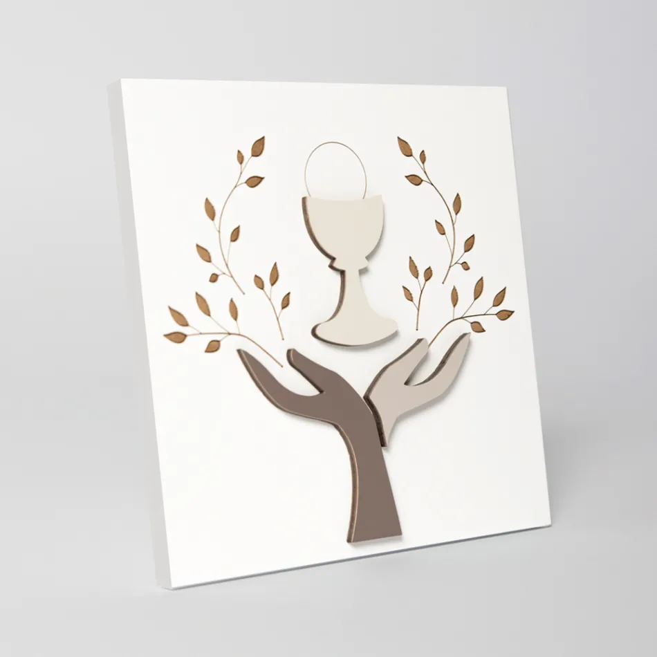 Obraz vyrobený laserovým gravírováním olivovníku a hostitele Made in Italy - Joel Viadurini