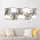 Obraz se sasankami vyrobený laserem Made in Italy - Tomoko Viadurini