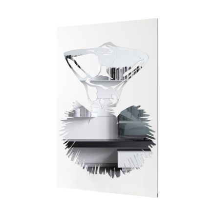 Obraz se zrcadlem Dekorace tanečnice Made in Italy - Evie Viadurini