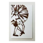 Obrázek s lukem baleríny Made in Italy - Maisie Viadurini