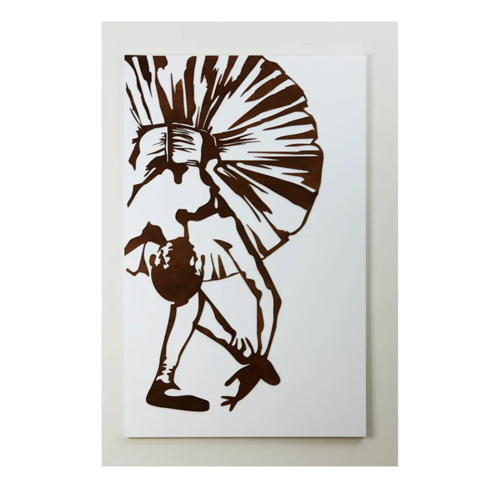 Obrázek s lukem baleríny Made in Italy - Maisie Viadurini