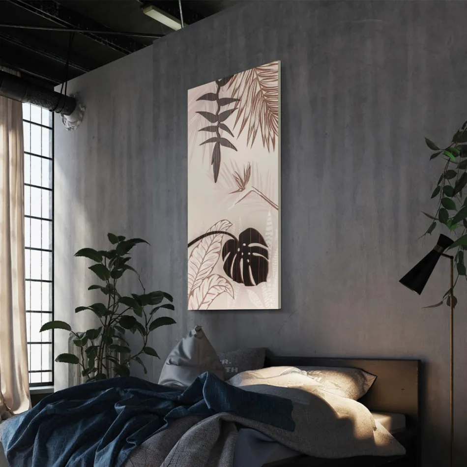 Malba s tropickým motivem vyrobená laserem Made in Italy - Saeko Viadurini