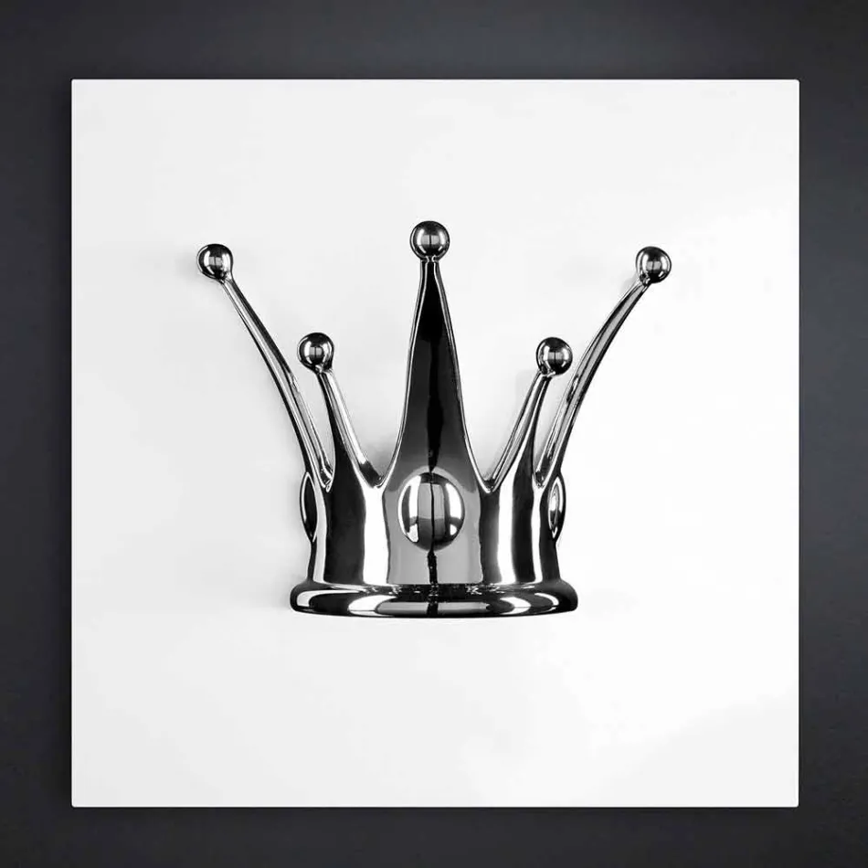 Moderní nástěnný obraz ze dřeva a pryskyřice vyrobený v Itálii - Corona Viadurini