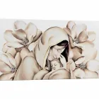 Moderní designový panel v reliéfu na plátně vyrobený v Itálii sole Viadurini