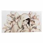 Moderní designový panel v reliéfu na plátně vyrobený v Itálii sole Viadurini