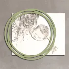 Dřevěný obraz s potiskem ženy s dítětem Made in Italy - Taiwan Viadurini