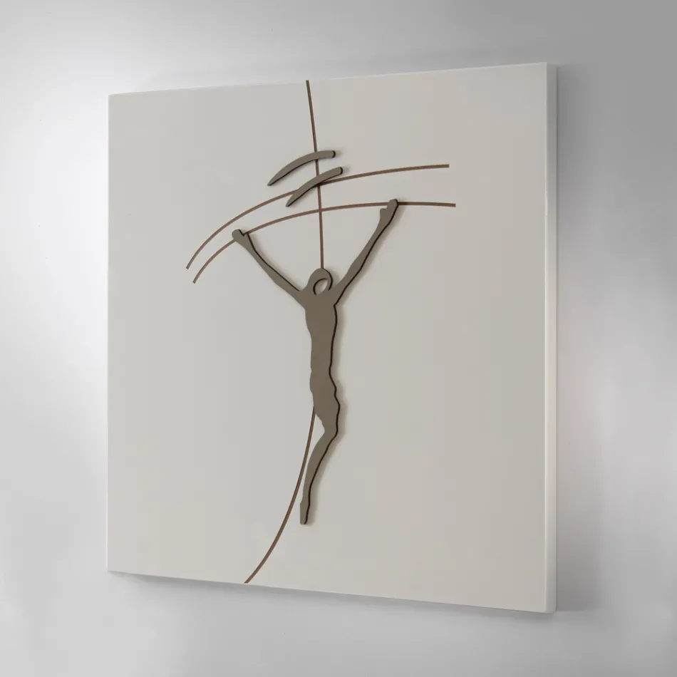 Laserem vyrytý obraz zobrazující Mesiáše Made in Italy - Ahmya Viadurini