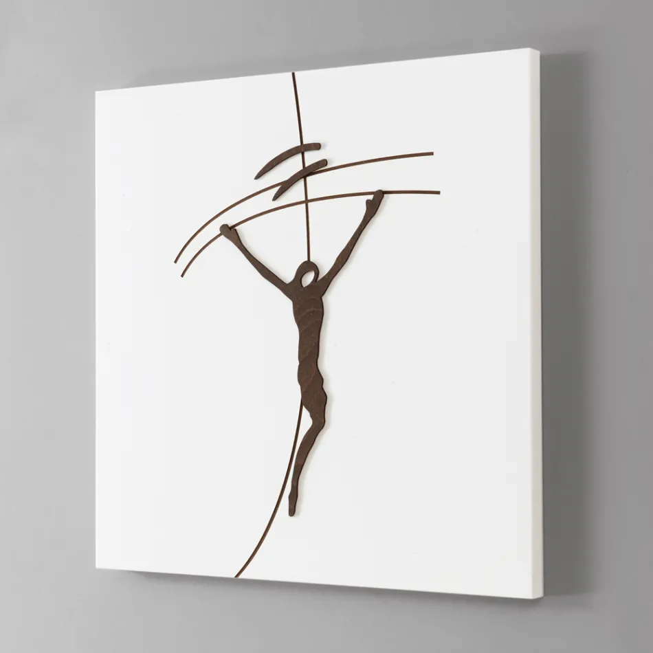 Laserem vyrytý obraz zobrazující Mesiáše Made in Italy - Ahmya Viadurini