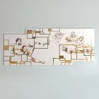 Obraz vyrobený laserem, který znázorňuje výtvor Made in Italy - Pirucchio Viadurini