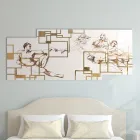 Obraz vyrobený laserem, který znázorňuje tvorbu Made in Italy – Pirucchio Viadurini