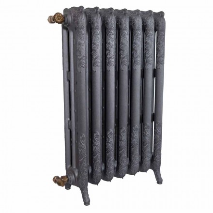 Designový radiátor 7 zdobených prvků z litiny od země do 1062 W - barokní Viadurini