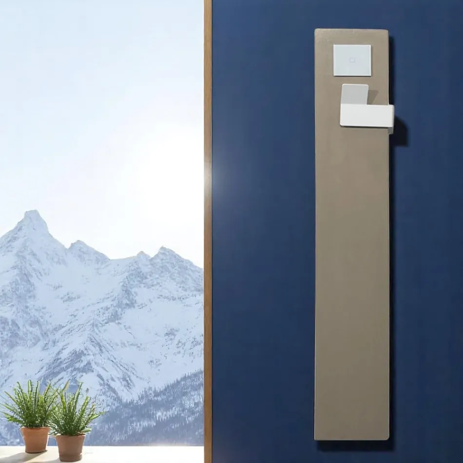 Elektrický radiátor s dotykovým panelem a časovačem, chytrá WiFi s Alexou - Cool Viadurini