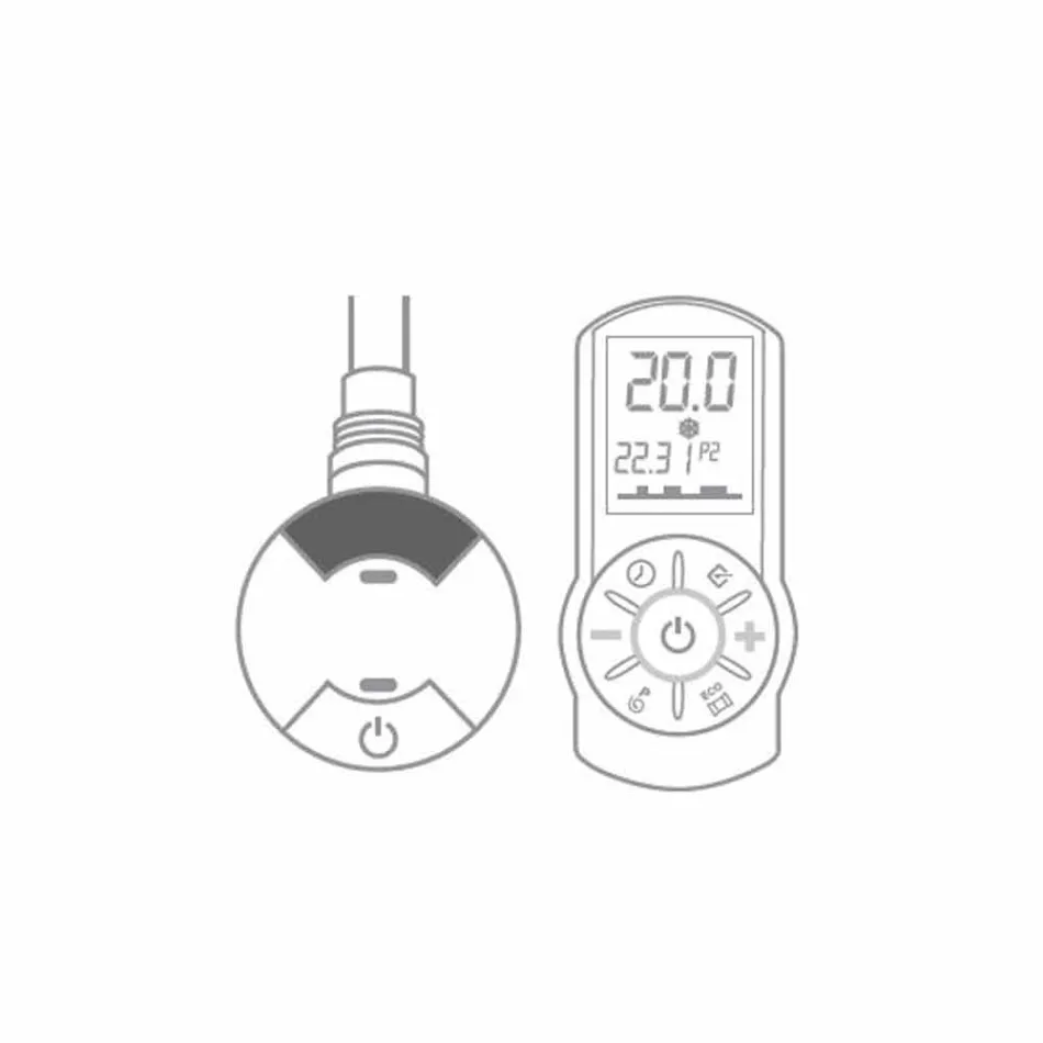 Elektrický radiátor svislého provedení do 1000 W - Flora Viadurini