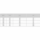 Vertikální elektrický radiátor v moderním ocelovém designu do 1000 W - řez Viadurini