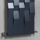 Ocelový hydraulický nástěnný radiátor s moderním designem do 1003 W - kámen Viadurini