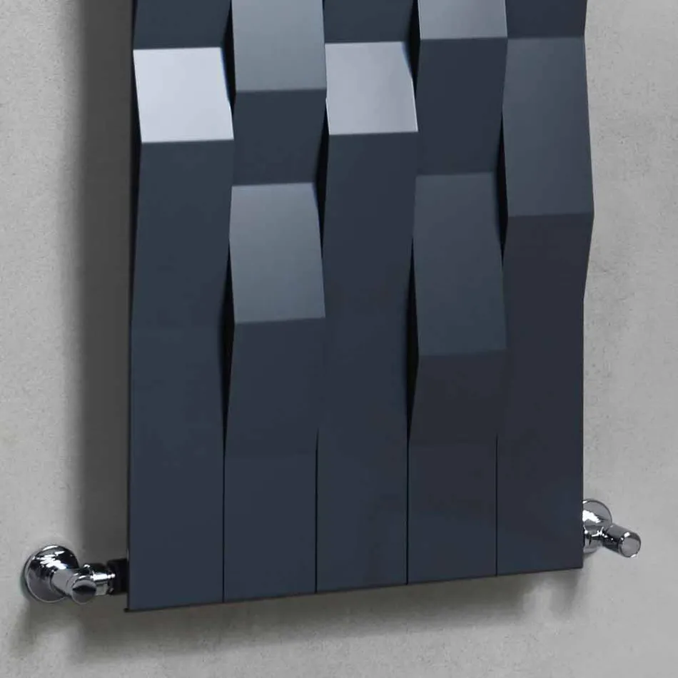 Ocelový hydraulický nástěnný radiátor s moderním designem do 1003 W - kámen Viadurini