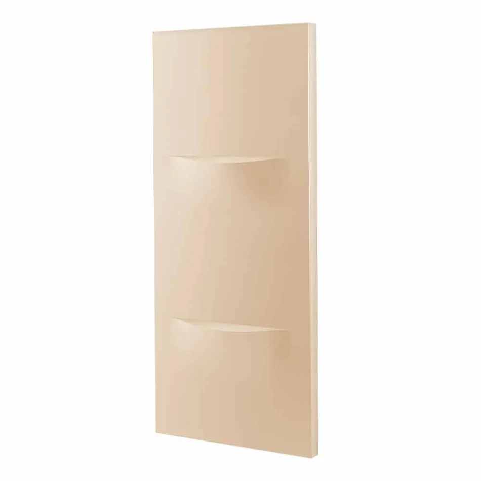 Vertikální hydraulický radiátor s moderním ocelovým designem do 850 W - řez Viadurini